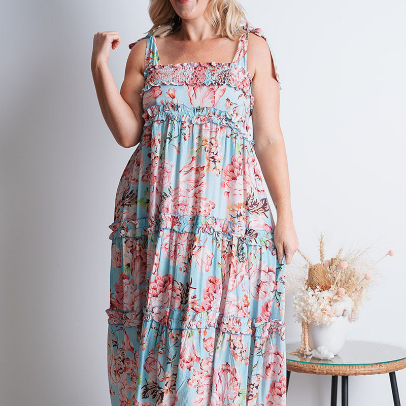 House of Lacuna ~ Sophia Dress in petal floral print