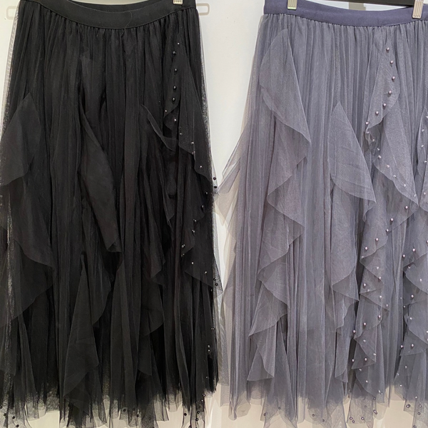 KelK. Tulle Skirt ~ Pleat Layers