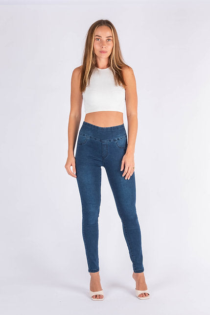 Denim ~ Pull on Dark Blue (no panel)