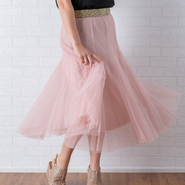 KelK. Rounded Tulle Skirt