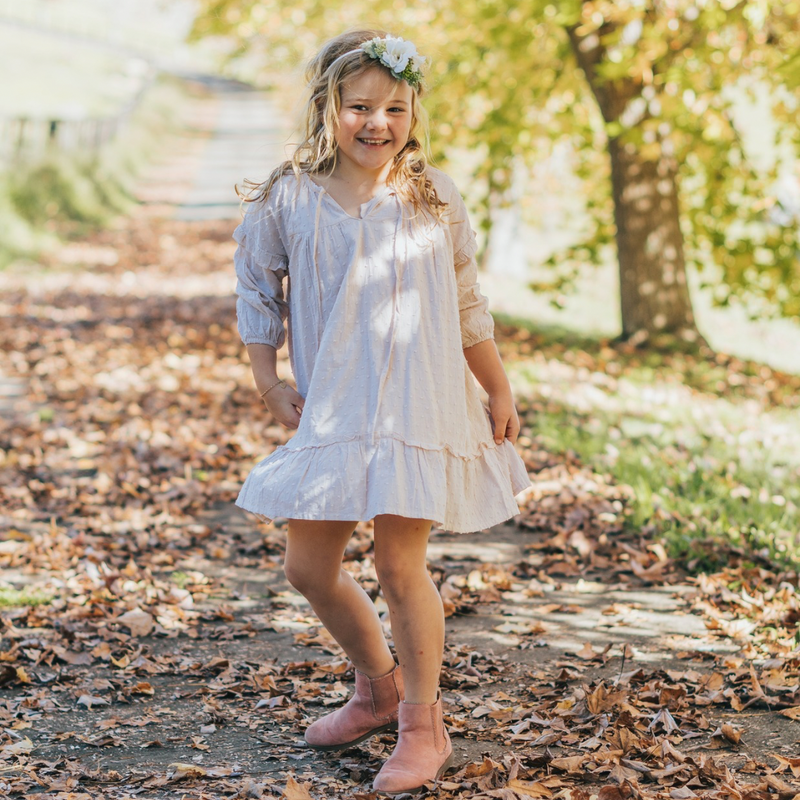 Little House of Lacuna ~ Florence Dress in Dusty Pink