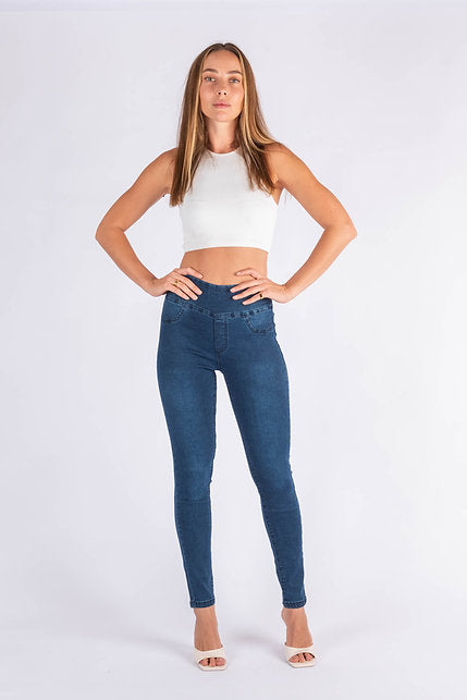 Denim ~ Pull on Dark Blue (no panel)