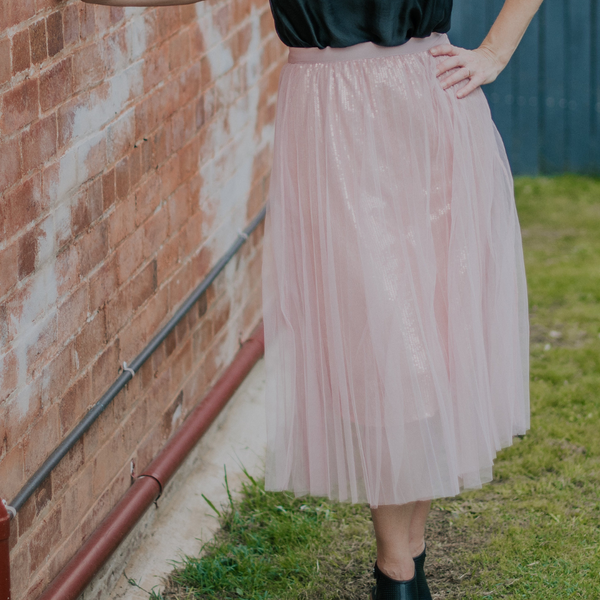 Italian Closet ~ Sequinned Multi Layer Tulle Skirt