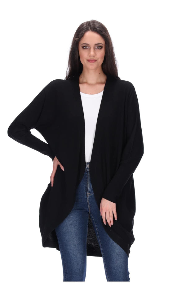 Pretty Basic ~ Cocoon Cardi in black