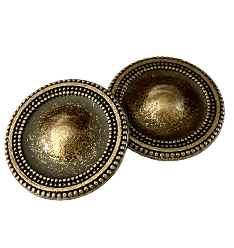 Antique GOLD Magnet Button Pin Set