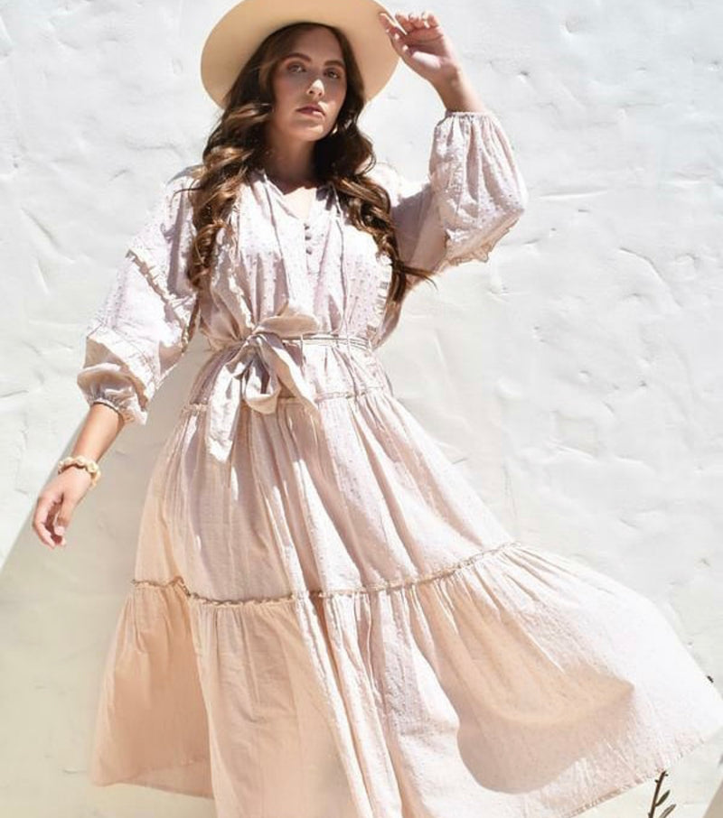 House of Lacuna ~ Florence Dress in dusty pink