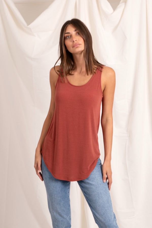 Everyday Modal Cami in Wine