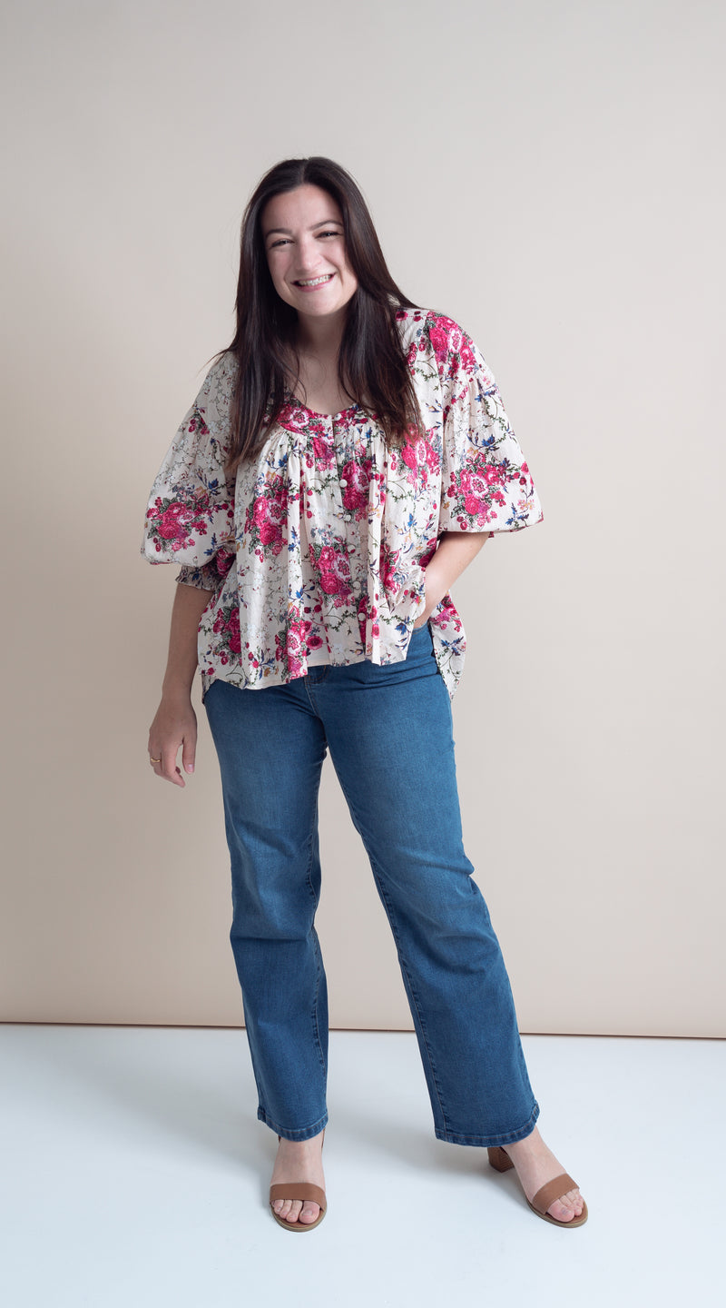 House of Lacuna ~ Siena Top in floral