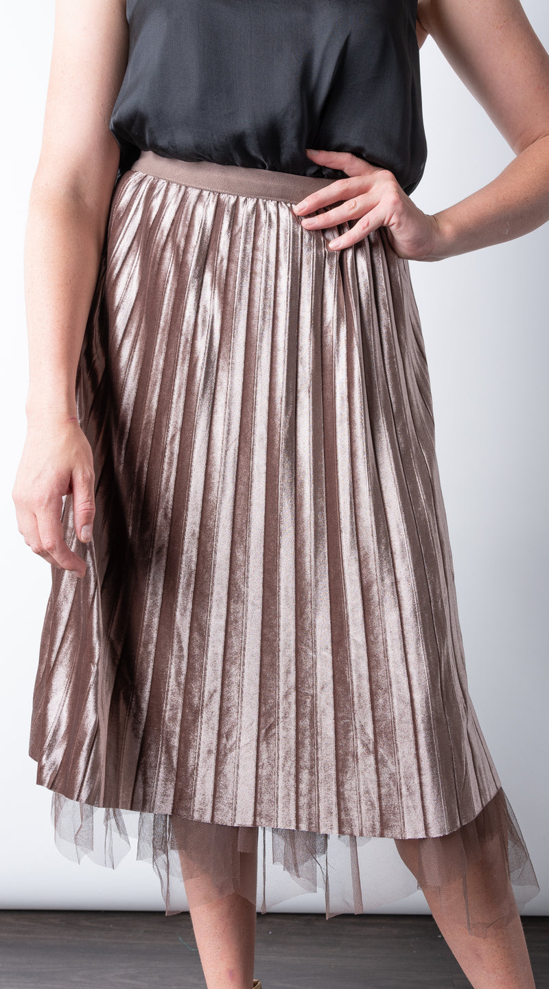 KelK. Tulle Skirt ~ Bronze Velvet
