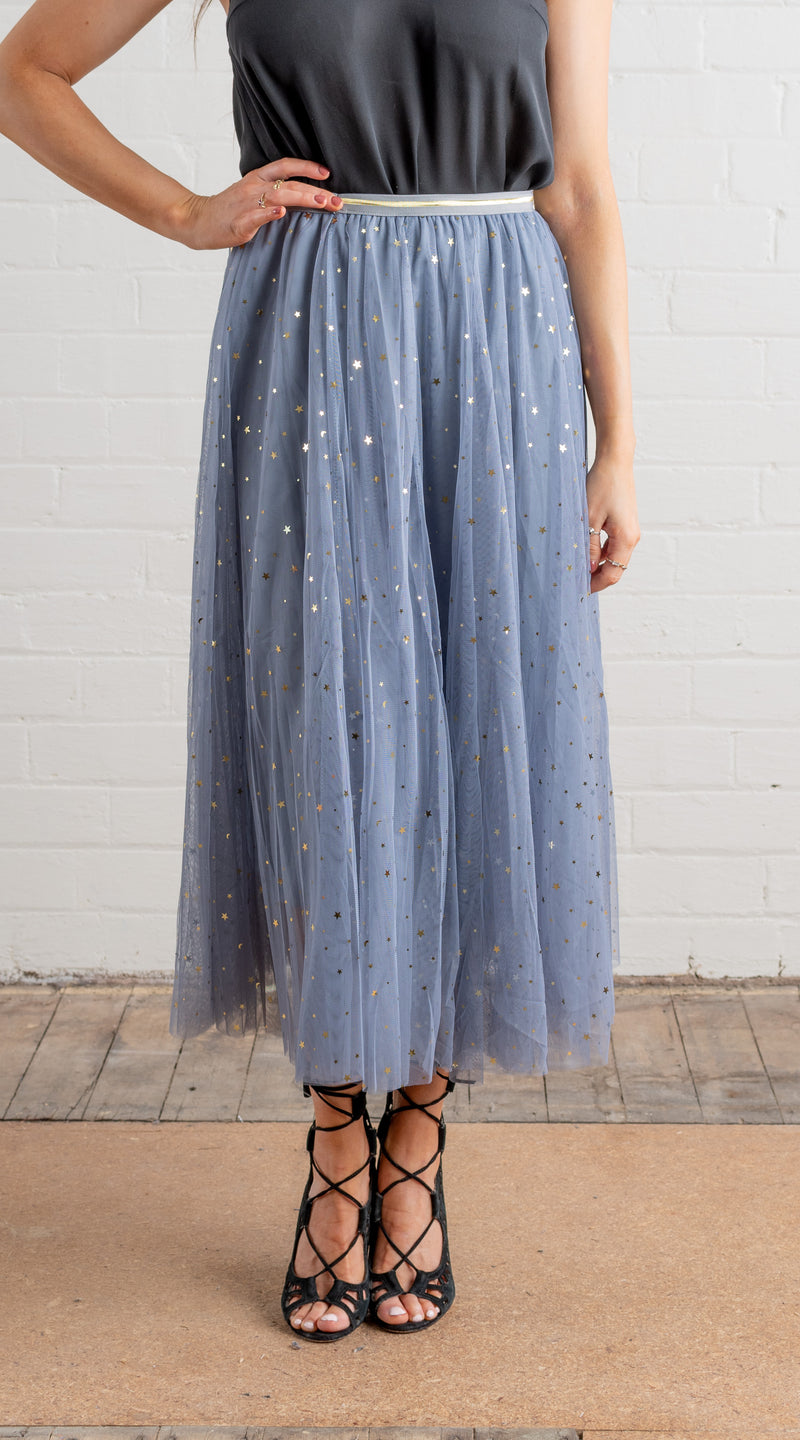 Star + Moon Tulle Skirt